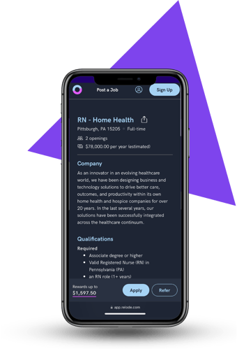 Simplified referral interface Simplified referral interface